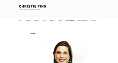 Desktop Screenshot of christiefinn.com